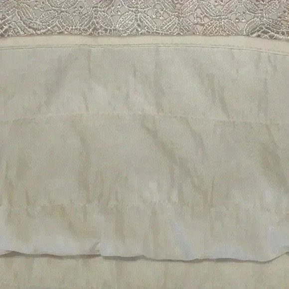 NWOT Women's Sans Souci mini skirt cream color size medium - Picture 6 of 6